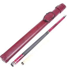 1/2 Jointed maple wood pool/billiard JY cue with 13MM cue tip+Cue Case+cue tip pb09