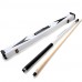 1/2 Jointed pool/ billiard cue maple wood with 11.5MM cue tip+Cue Case+cue tip