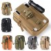 LS1649 Outdoor Sports Molle Running Bag Fanny Phone Pouch Belt Bag EDC Camping Hiking Running Waist Pouch Wallet 8 Color