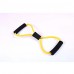 Training Resistance Bands Rope Tube Workout Exercise for Yoga 8 Type Fashion Body Fitness (Random Color)