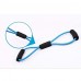 Training Resistance Bands Rope Tube Workout Exercise for Yoga 8 Type Fashion Body Fitness (Random Color)