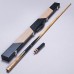 3/4 Jointed Handmade ash snooker/Pool Cue LP ebony billiard cue+Cue Case