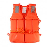 Foam Flotation Swimming Life Jacket Vest With Whistle Boating Swimming Safety Life Jacket Water Safety